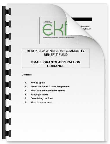 Small grants guidance notes